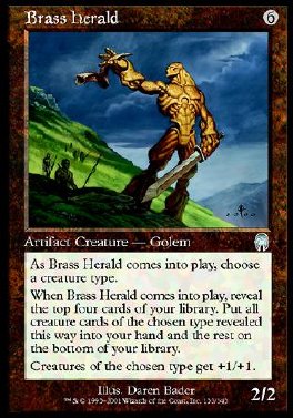 Heraldo de bronce