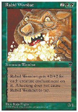 Wombat rabioso