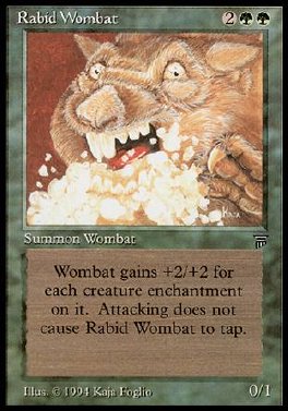 Wombat rabioso