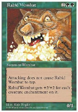 Wombat rabioso