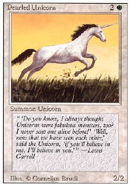 Unicornio perlado