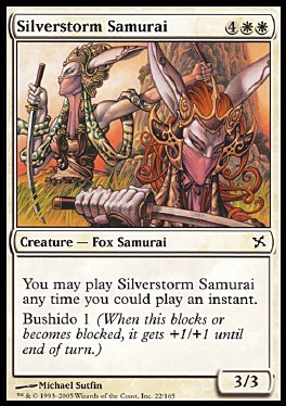 Samurai tormenta plateada