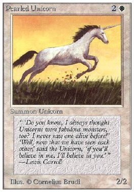 Unicornio perlado